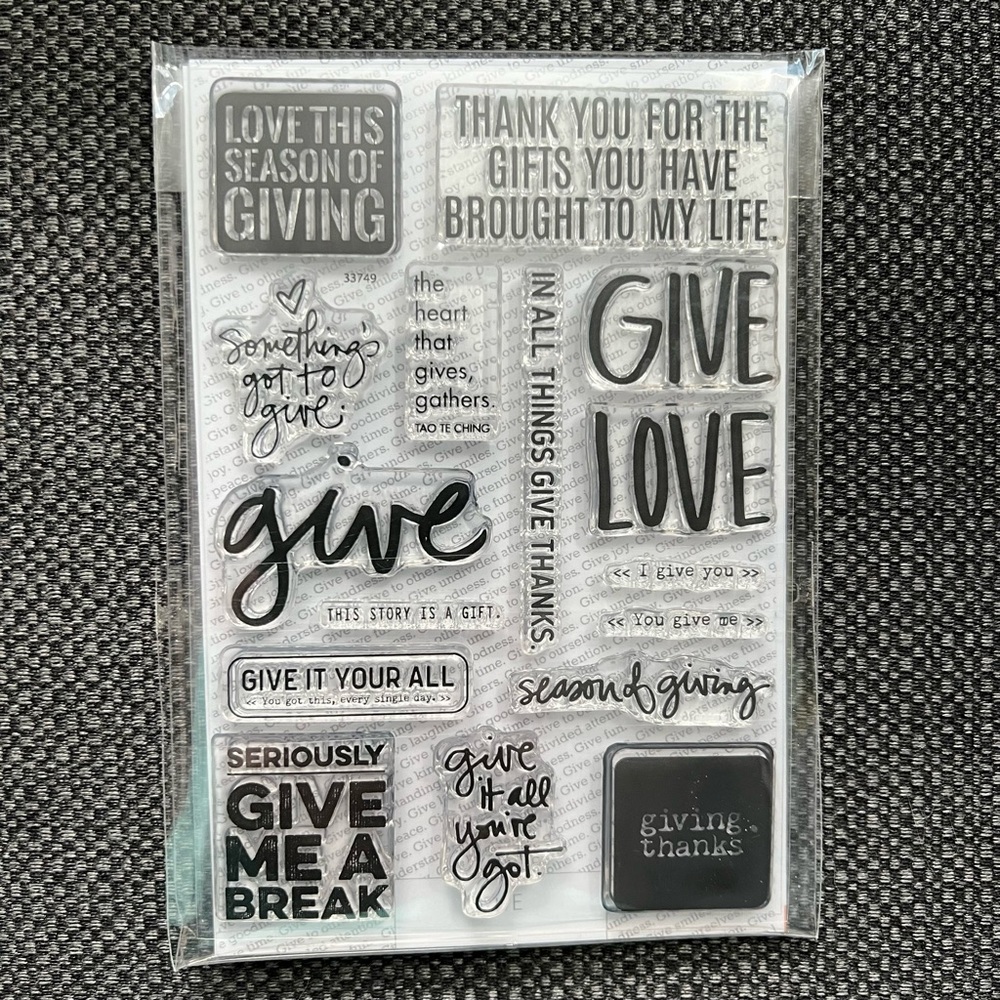 Ali Edwards Story Stamp Give